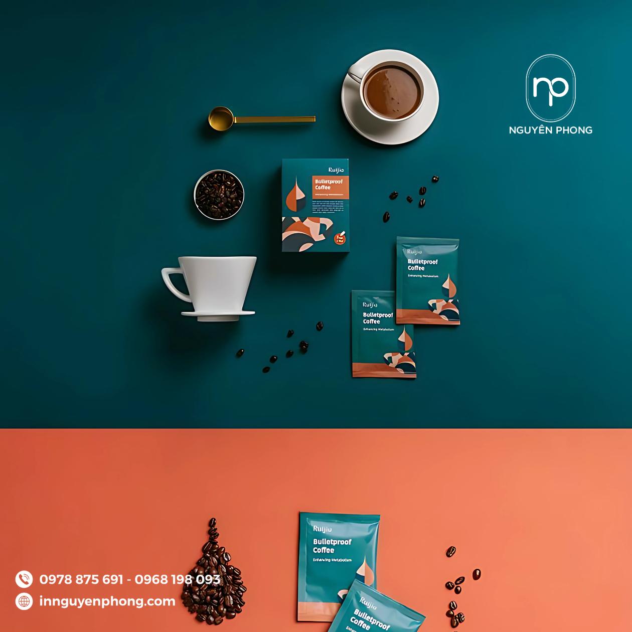 Mẫu hộp đựng cafe gói